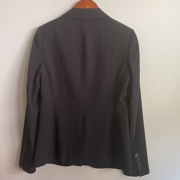 Victoria’s Secret Woman’s Size 12 Black Jacket Suit Blazer Single Button - Picture 4 of 4